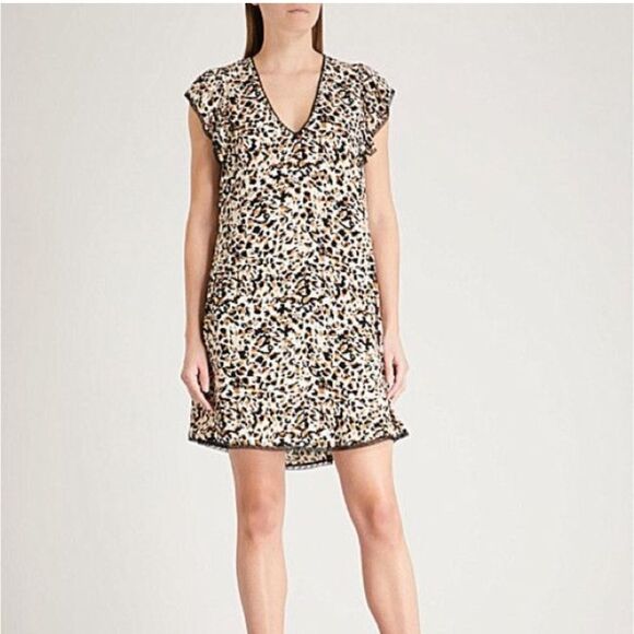 Zadig & Voltaire Ringo Dress in Leopard S - Picture 2 of 6